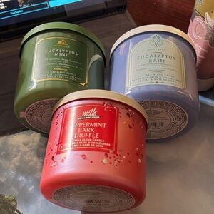 3 Wick Candle Set